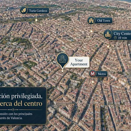 Florit Flats - Urban Nest - Ac & Wifi - 10 Min Center Βαλένθια